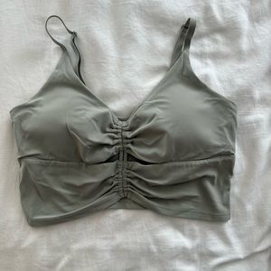 Athleta Green Tank Bra
